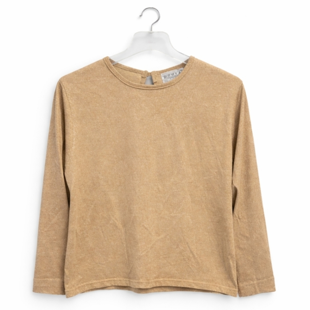 Bob Mackie Gold Metallic Threads Sweater Womens Sz XL